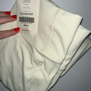 Fabletics Cream/yellow Leggings